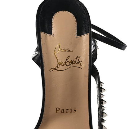 Christian Louboutin Nappa Spike Mafaldina 100 Sandals 39.5 Black 7 of 7