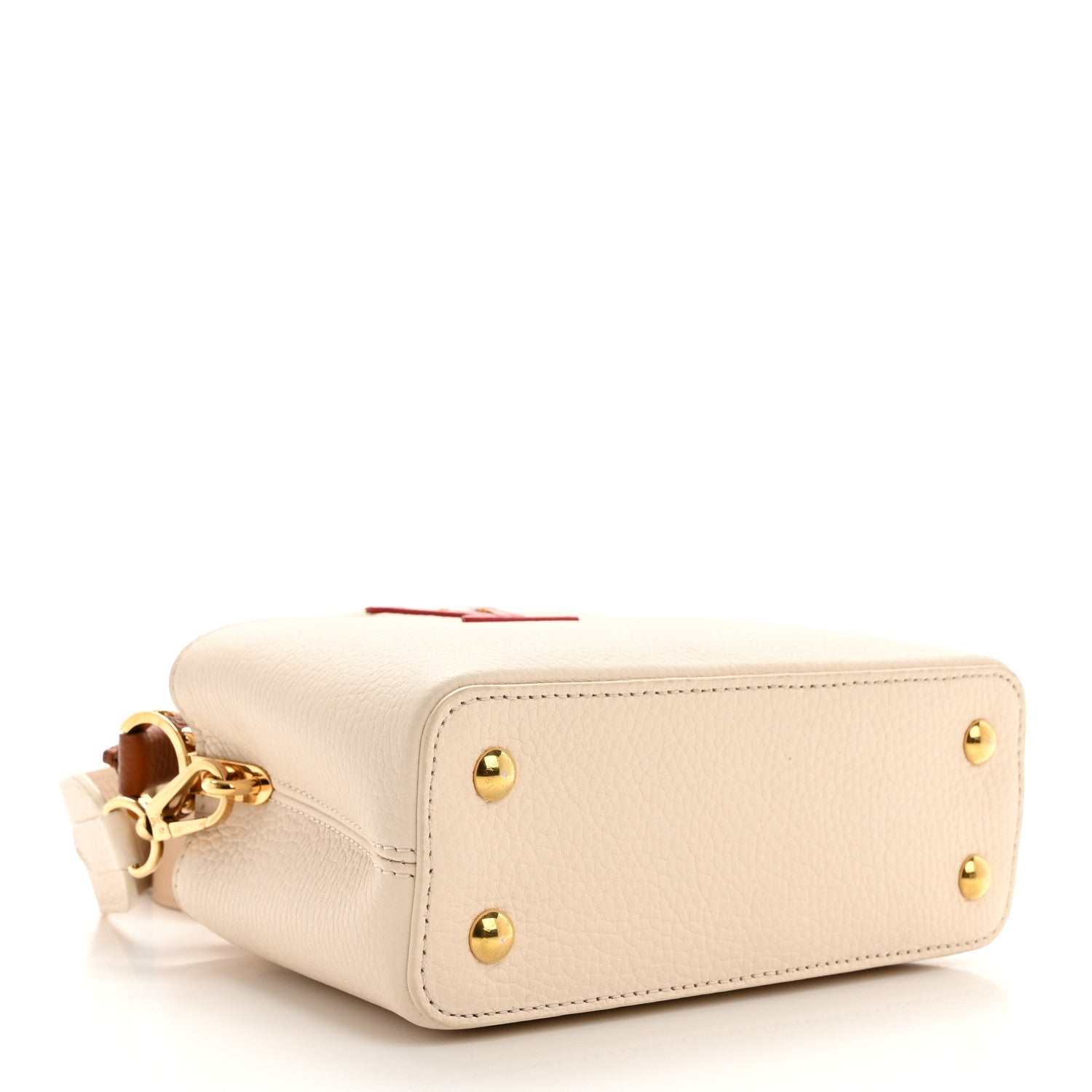 Louis Vuitton Taurillon Capucines Mini Beige Brown 4 of 10