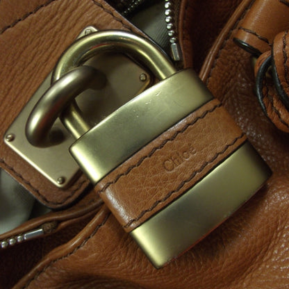 Chloe Leather Paddington Satchel Whiskey 12 of 18