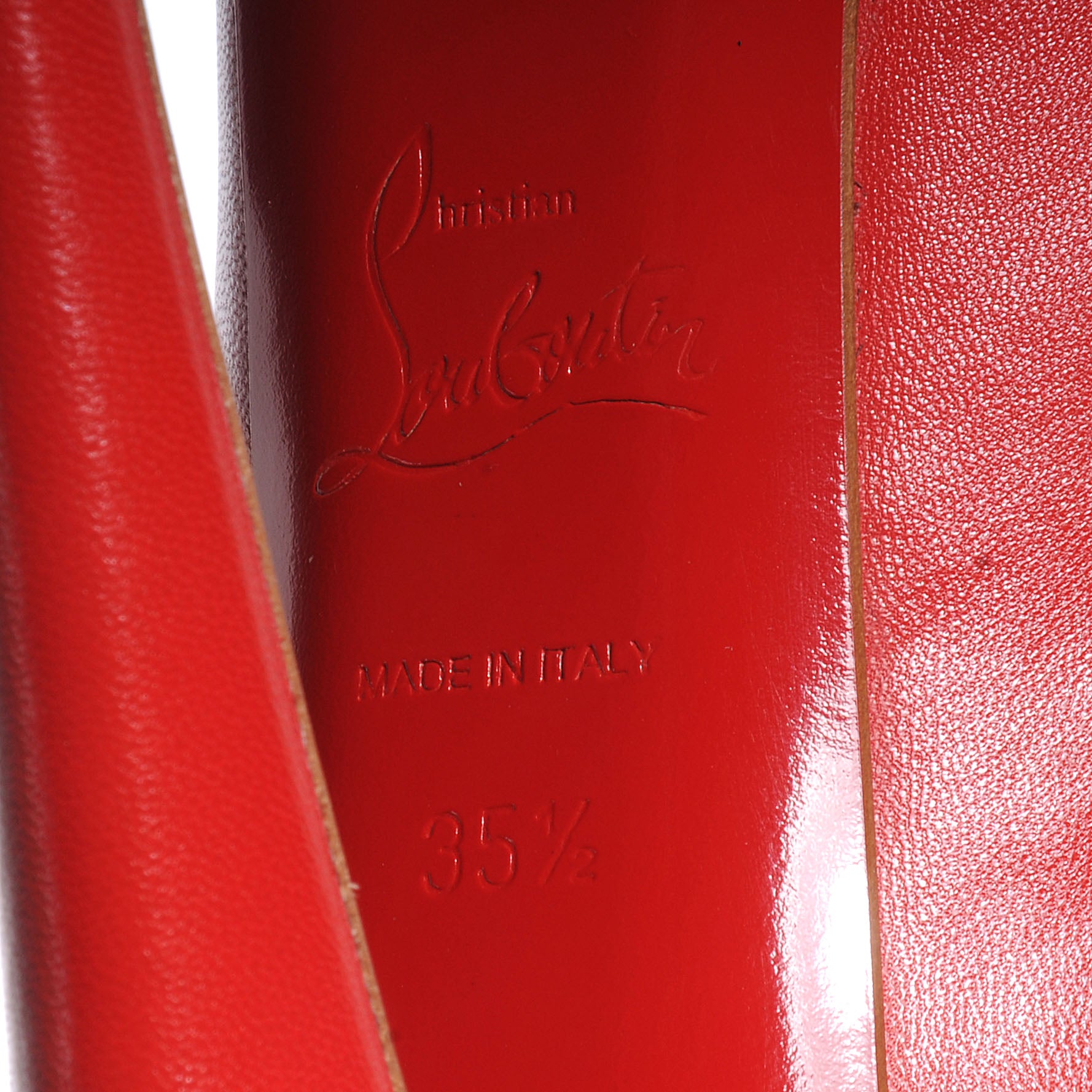 Christian Louboutin Kid Daffodile 160 Pumps 35.5 Red 6 of 6