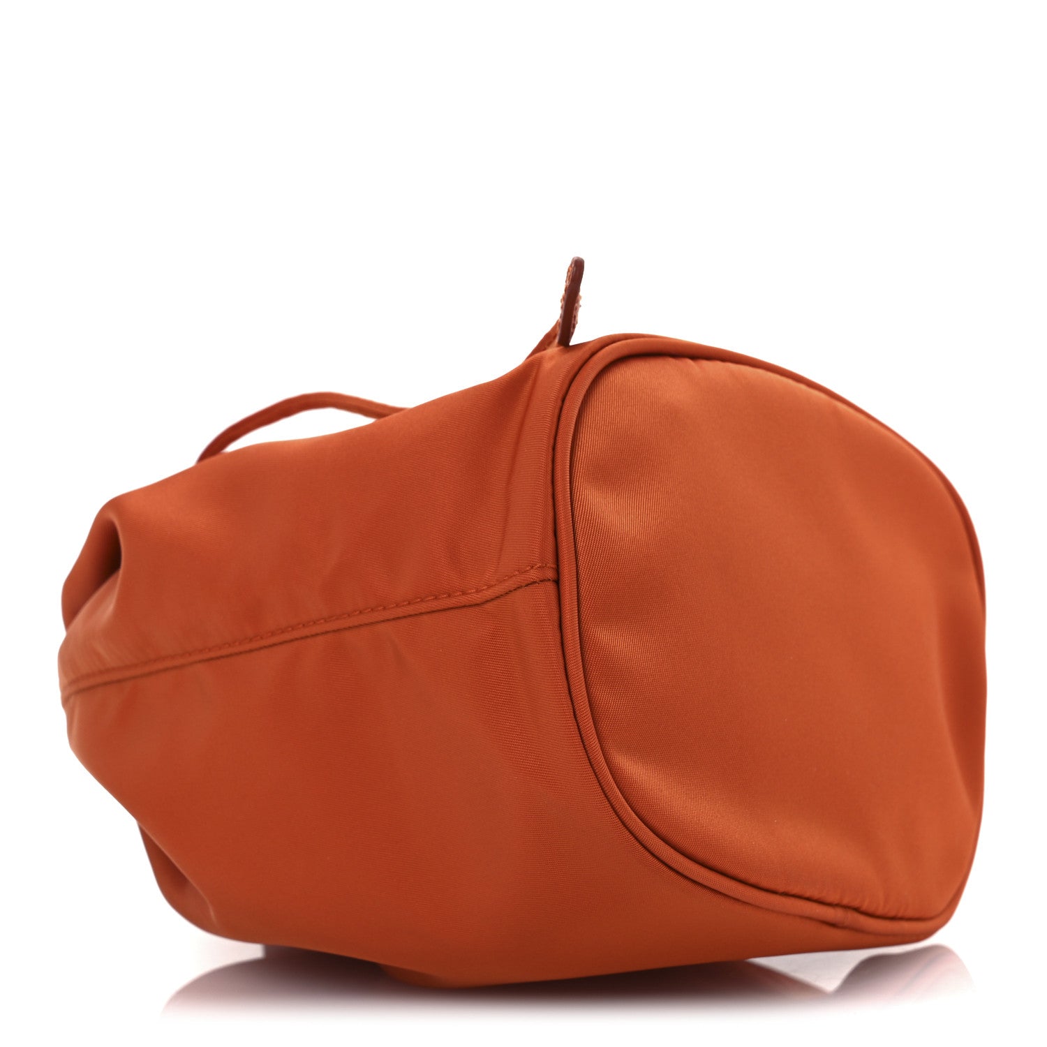 Prada Saffiano Tessuto Nylon Bucket Wristlet Papaya 10 of 11