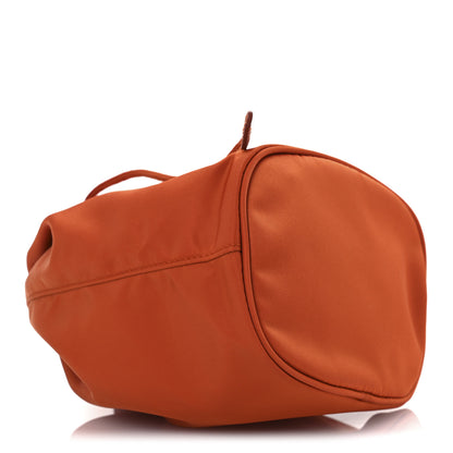 Prada Saffiano Tessuto Nylon Bucket Wristlet Papaya 10 of 11