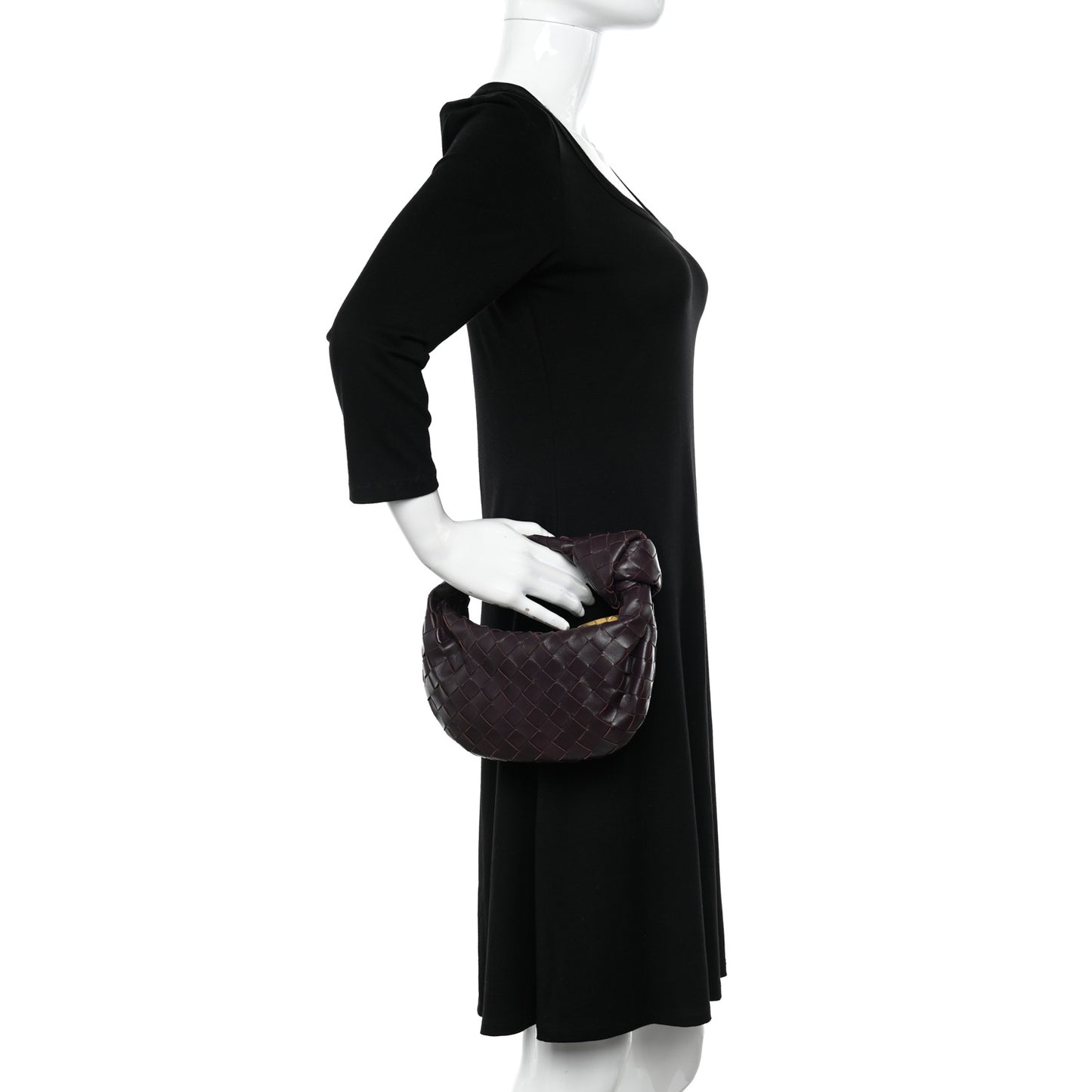 Nappa Intrecciato Mini Jodie Grape