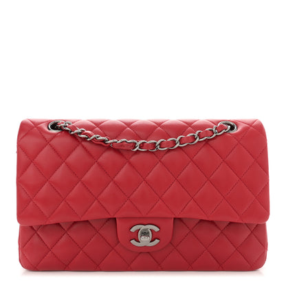 Chanel Lambskin Quilted Medium Double Flap Red 1 of 13