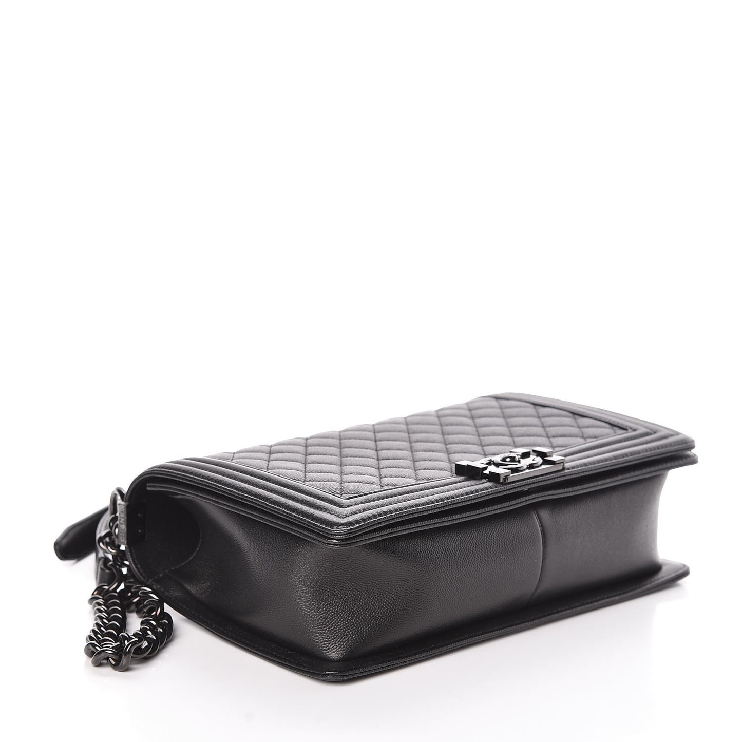 Caviar Quilted New Medium Boy Flap So Black