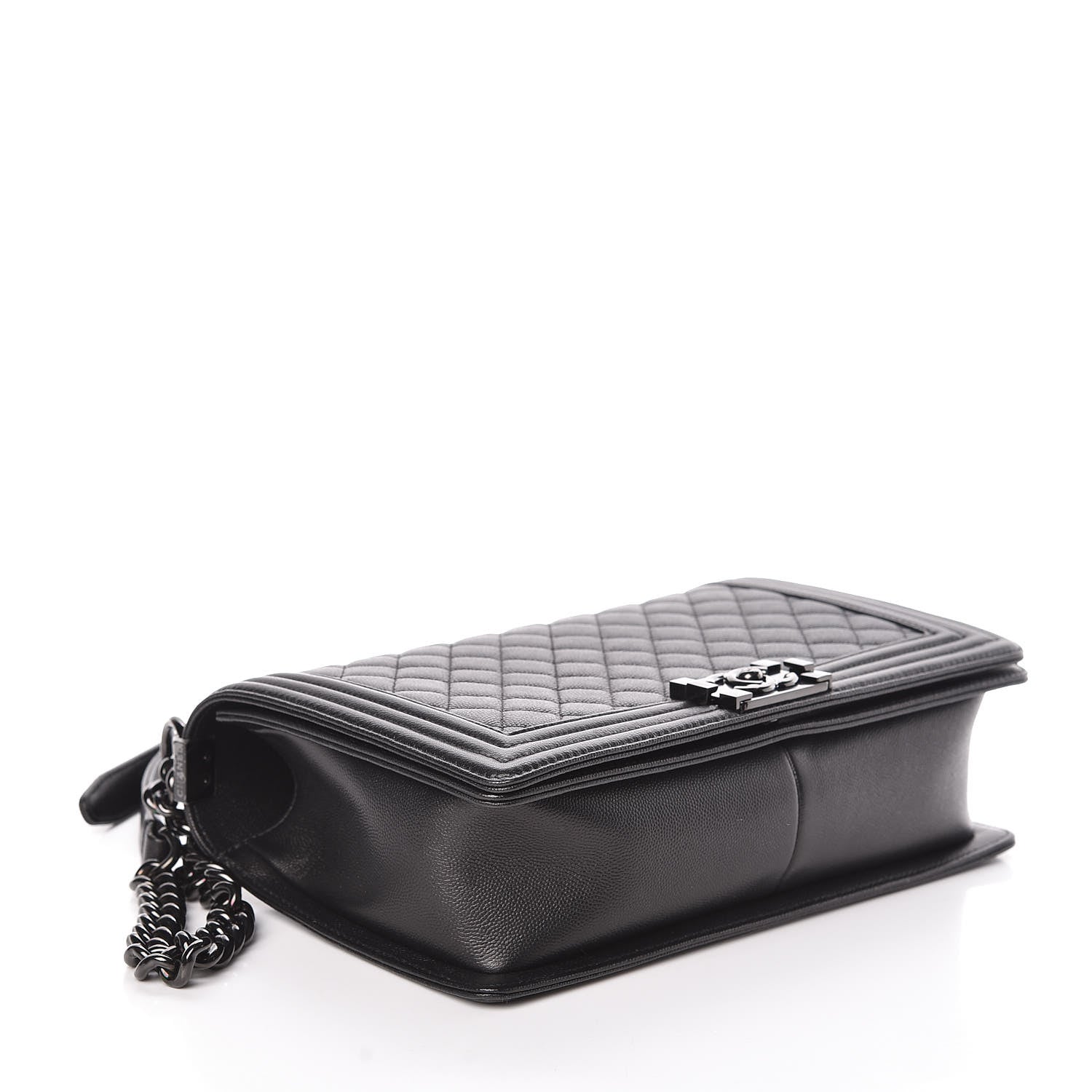 Chanel Caviar Quilted New Medium Boy Flap So Black 4 of 11