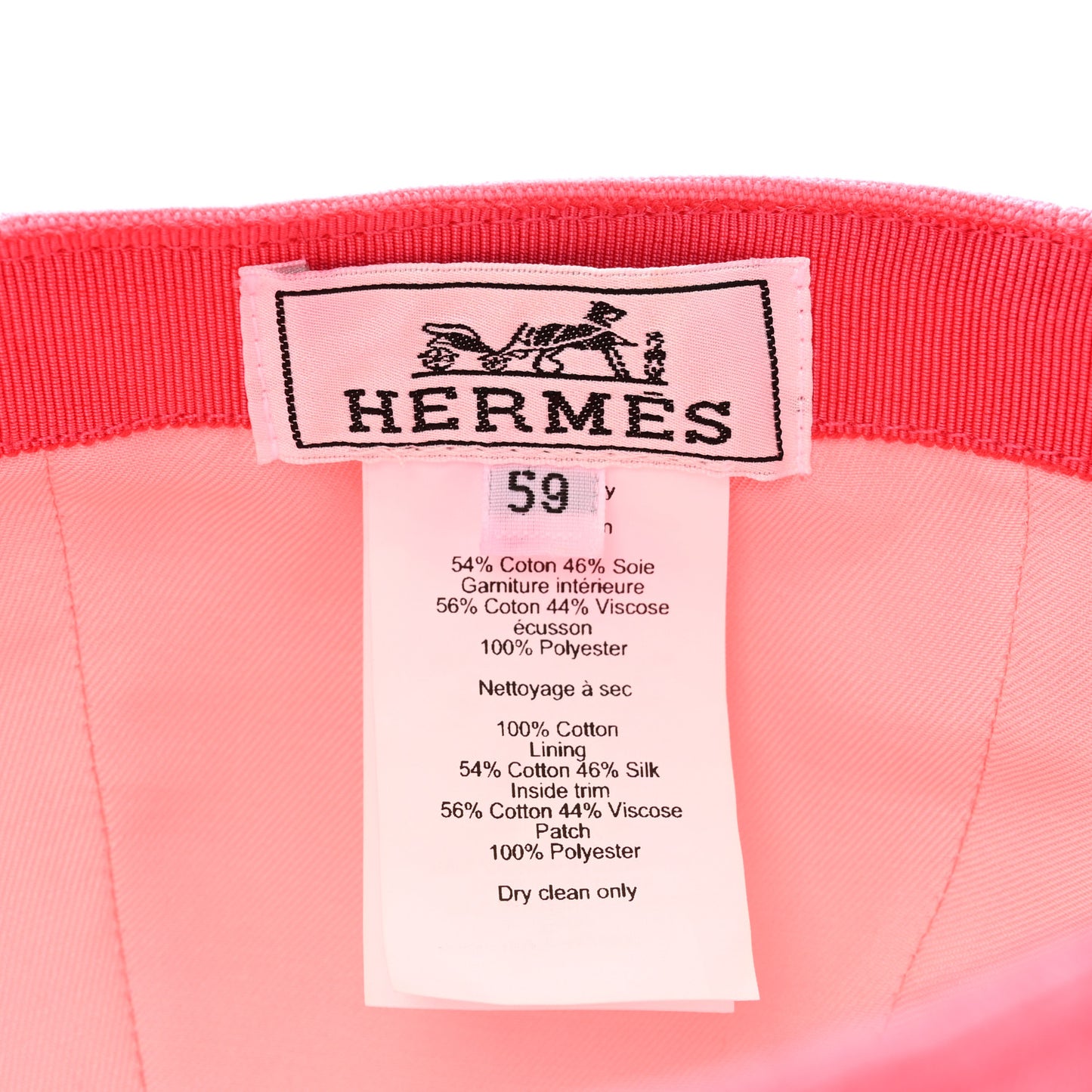Cotton Canvas Serena Seashell Cap 59 Rose Azalee