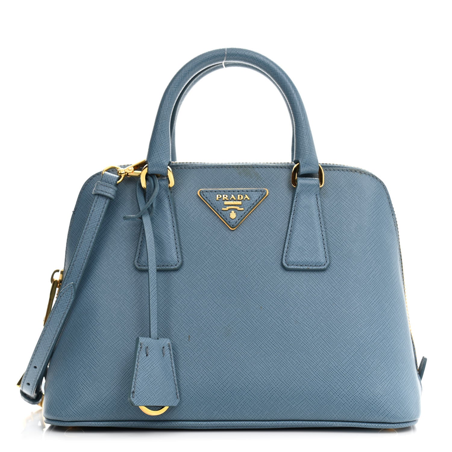 Prada Saffiano Lux Small Promenade Tote Aviazione 1 of 11