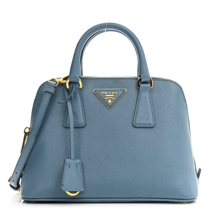 Prada Saffiano Lux Small Promenade Tote Aviazione 1 of 11