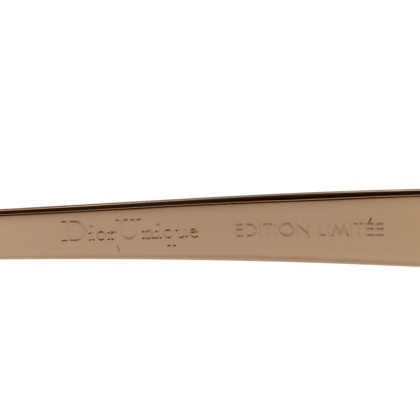 Metal DiorUnique Limited Edition Sunglasses Gold Pink