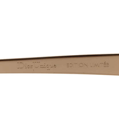 Christian Dior Metal DiorUnique Limited Edition Sunglasses Gold Pink 6 of 9