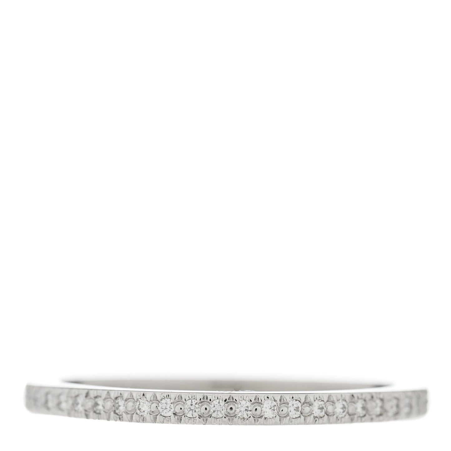 Platinum Diamond Full Circle Lucida Wedding Band Ring 48 4.5