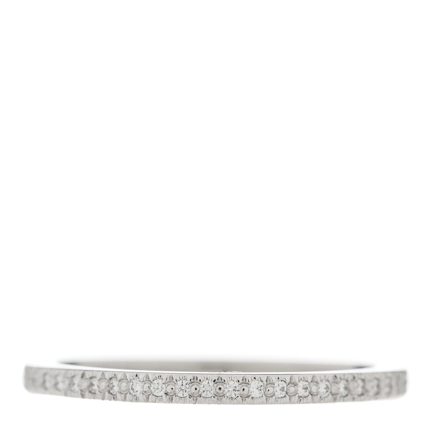 Tiffany Platinum Diamond Full Circle Lucida Wedding Band Ring 48 4.5 3 of 4