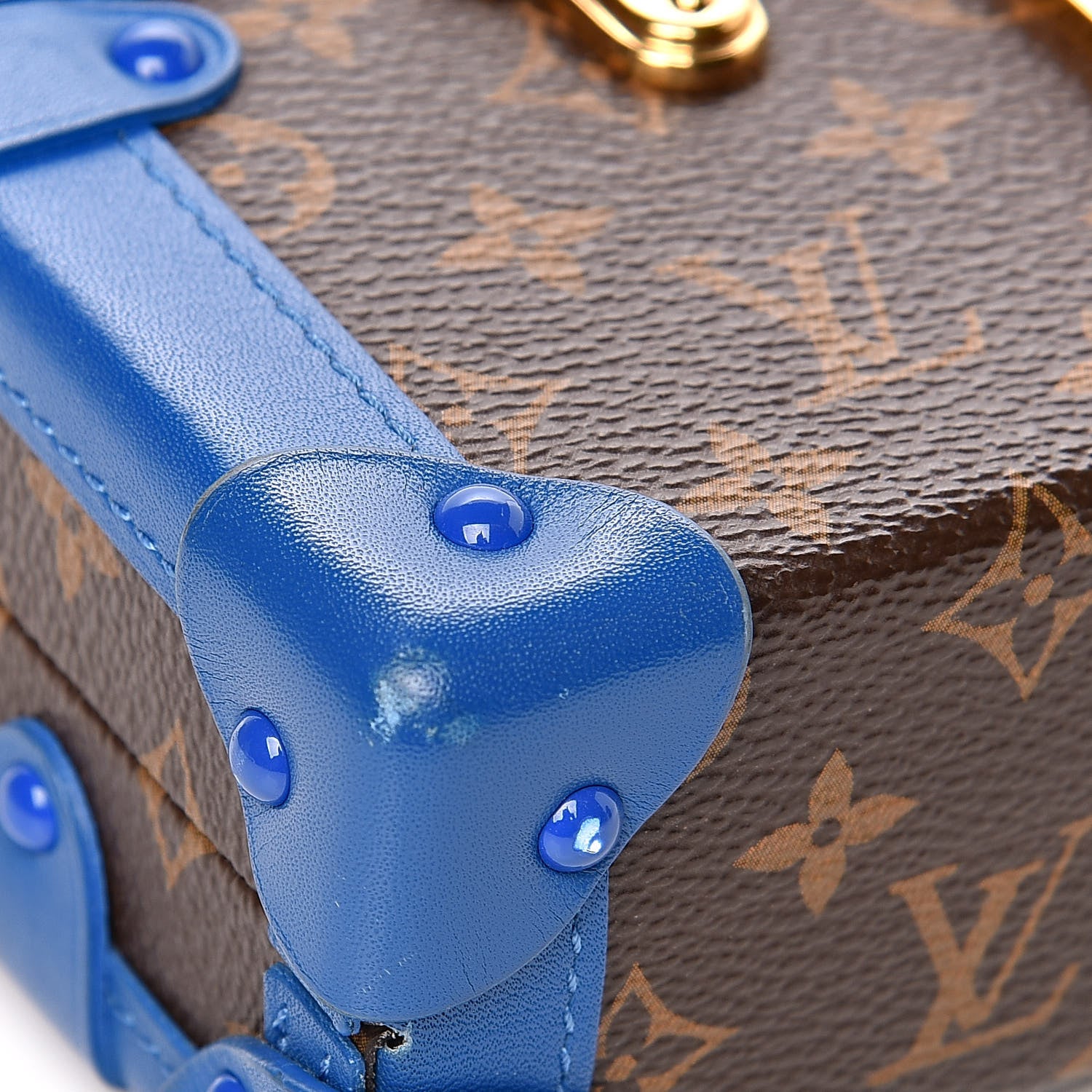 Louis Vuitton Monogram Petite Malle Blue Royal 8 of 17