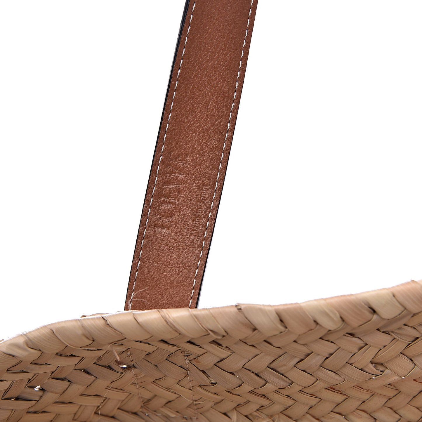 Raffia Basket Tote Natural Tan