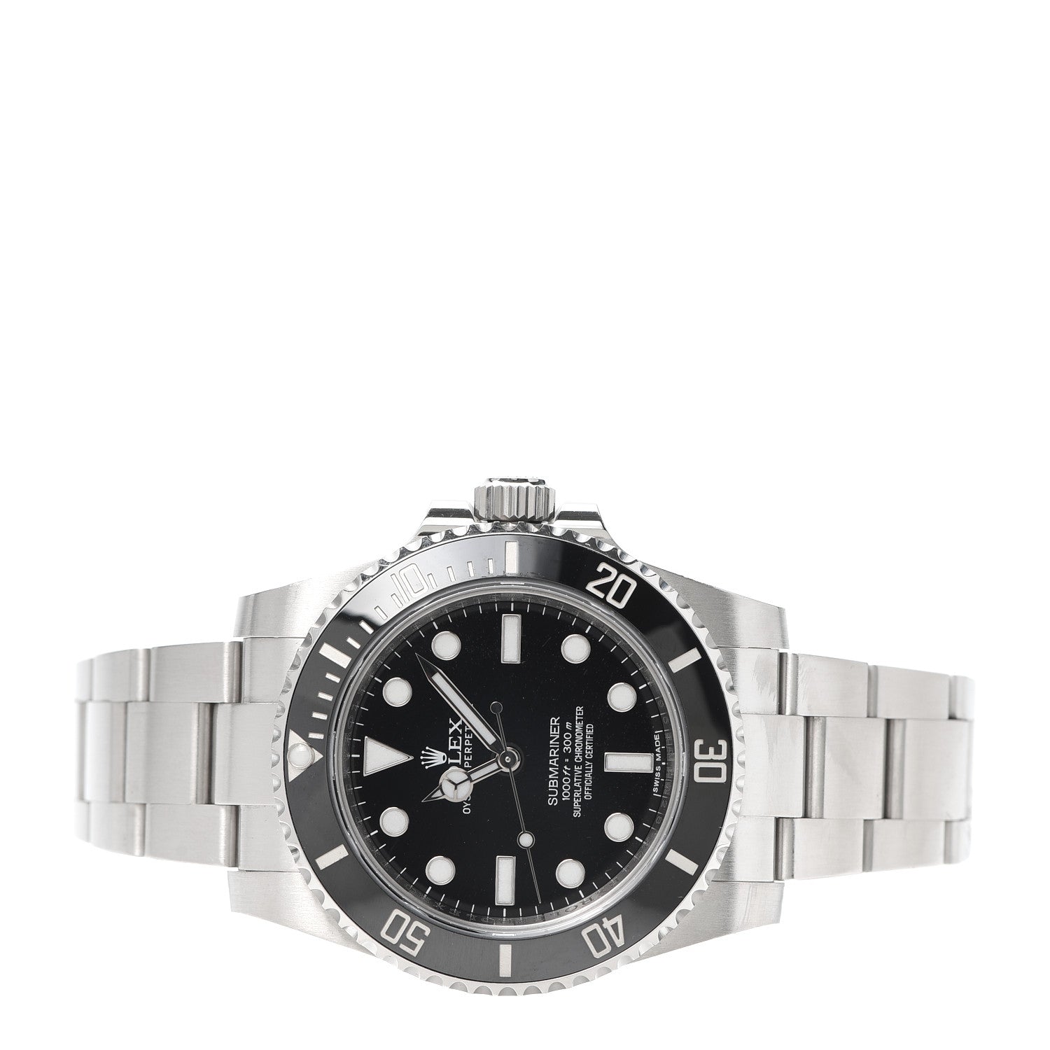 Rolex Stainless Steel 40mm Oyster Perpetual Submariner Watch Black 114060 2 of 5