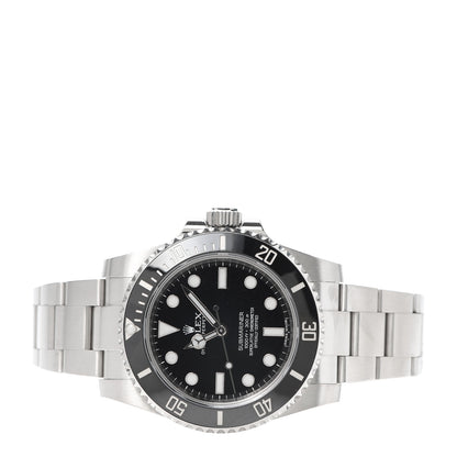Rolex Stainless Steel 40mm Oyster Perpetual Submariner Watch Black 114060 2 of 5
