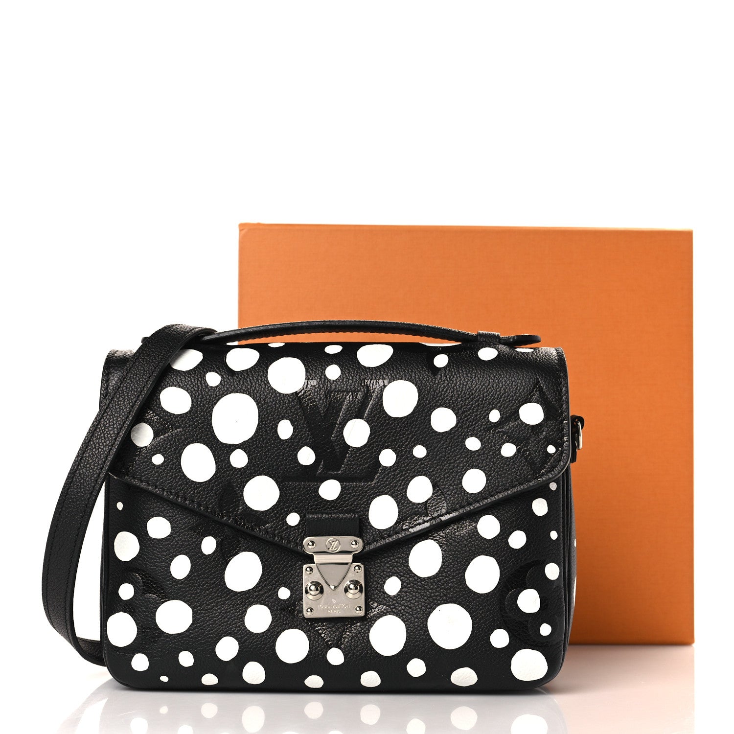 Louis Vuitton LV x YK Empreinte Monogram Giant Pochette Metis Black 10 of 10