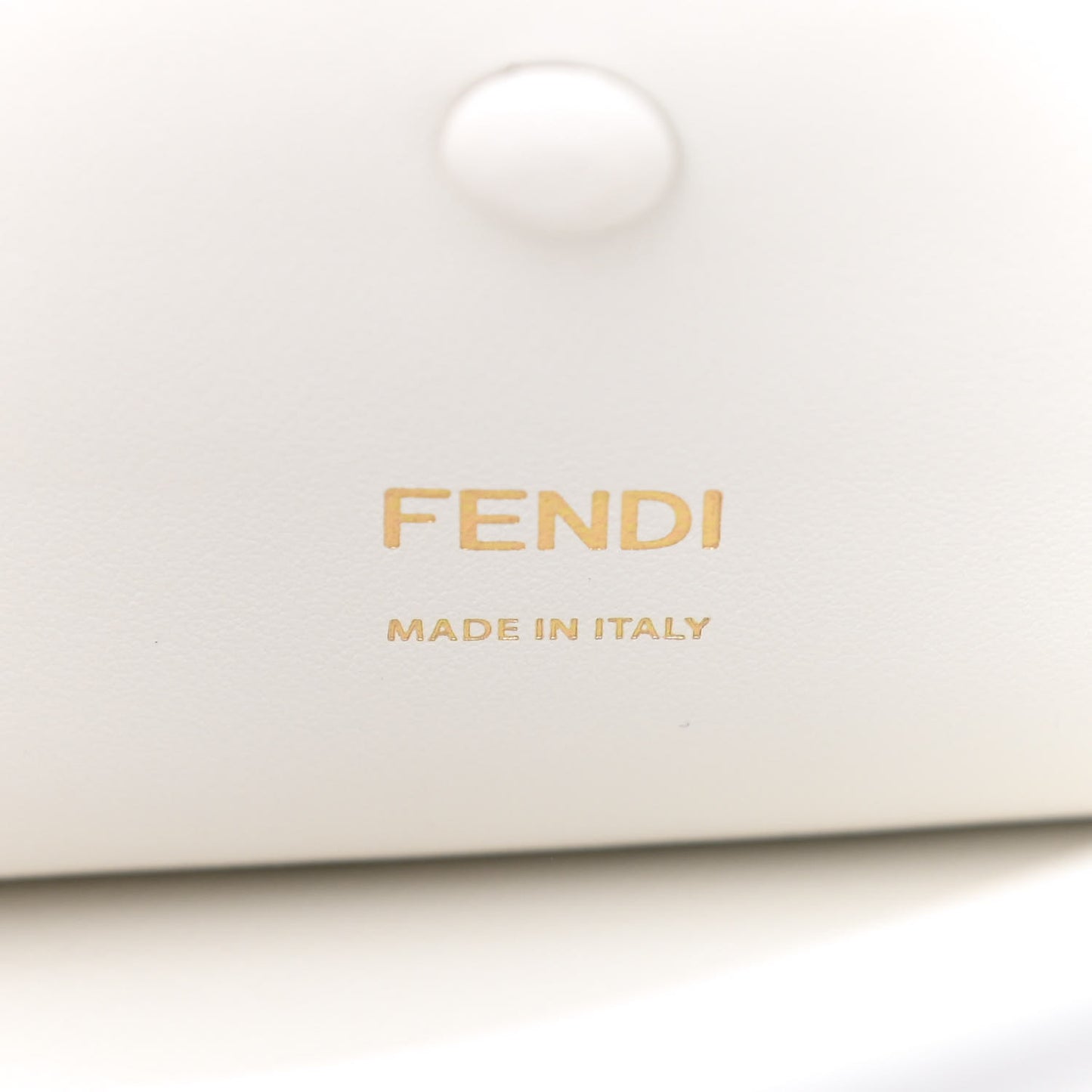 TPU FF Vitello Century F is Fendi Small Kan I Shoulder Bag White
