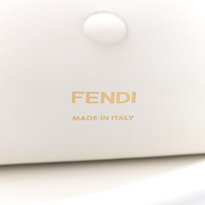 Fendi TPU FF Vitello Century F is Fendi Small Kan I Shoulder Bag White 8 of 11
