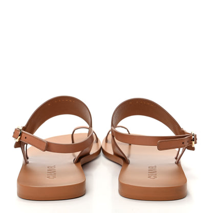 Chanel Goatskin CC Sandals 39 Brown 7 of 11