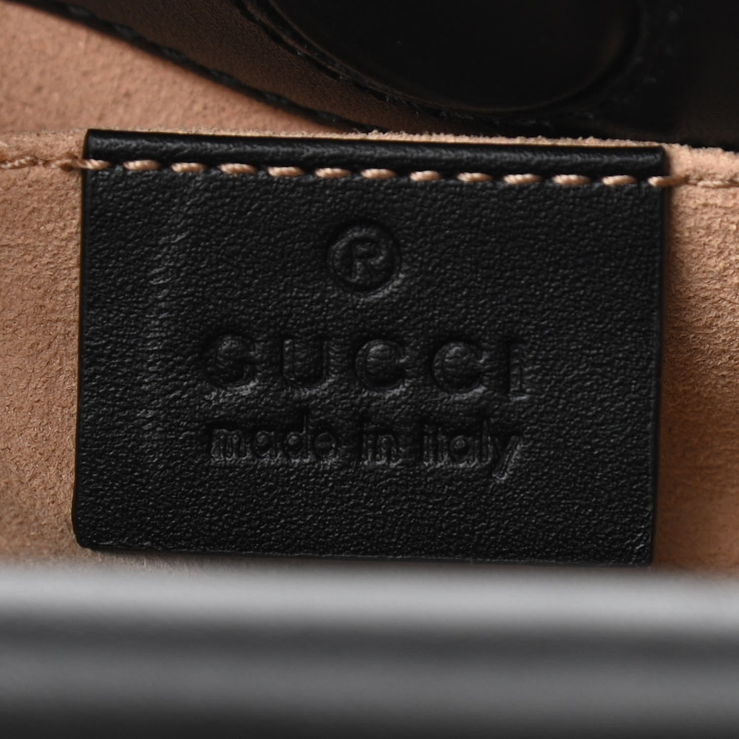 Gucci Nappa Bamboo Web Mini Nymphaea Top Handle Bag Black 7 of 15