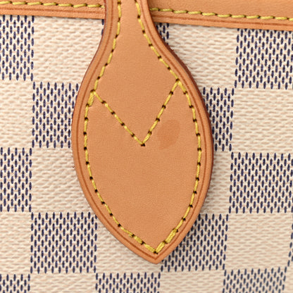 Louis Vuitton Damier Azur Neo Neverfull MM Rose Ballerine 14 of 14