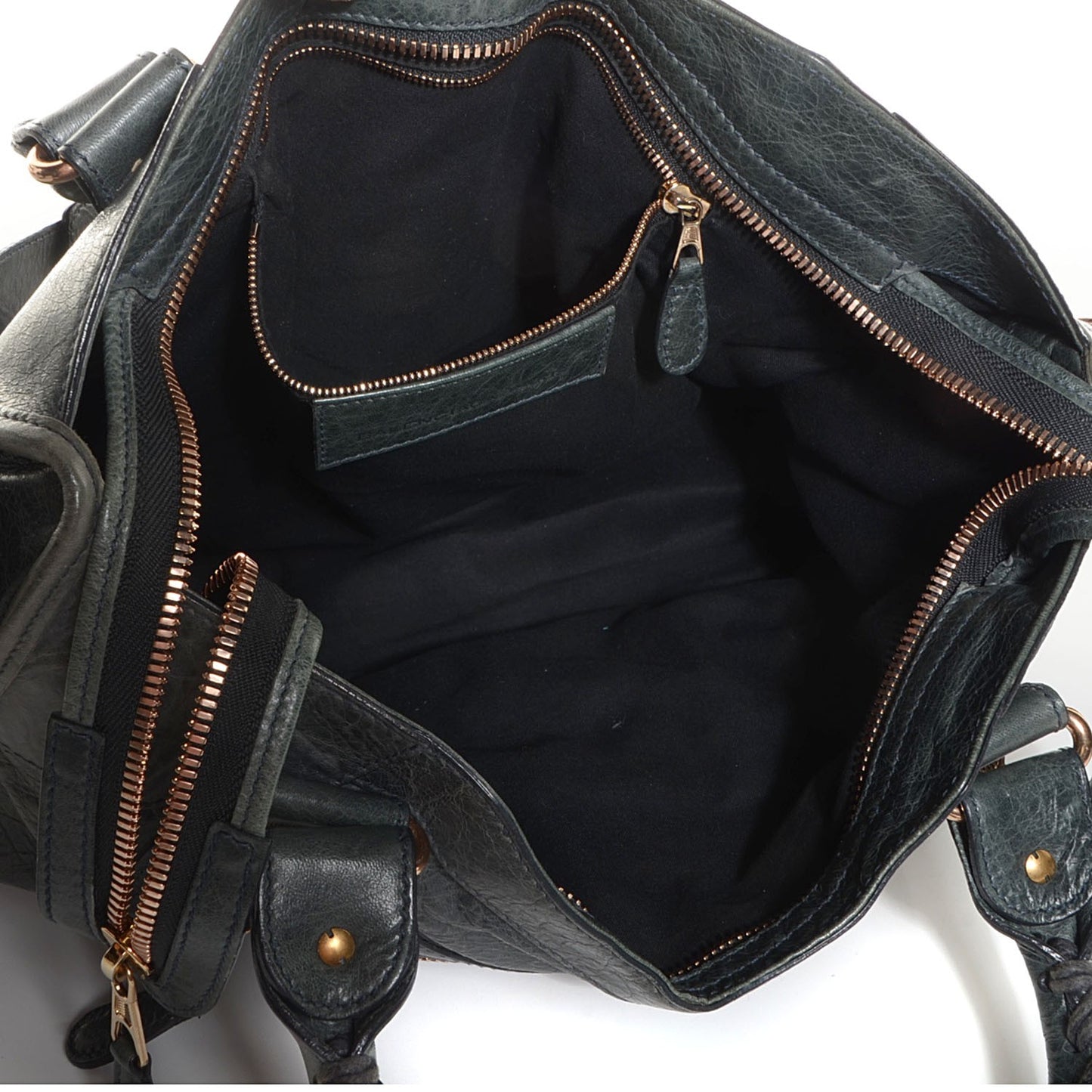 Agneau Giant 21 Rose Gold Hardware City Anthracite
