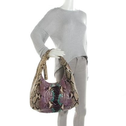 Gucci Python Large Soho Hobo Grape Multicolor 2 of 7