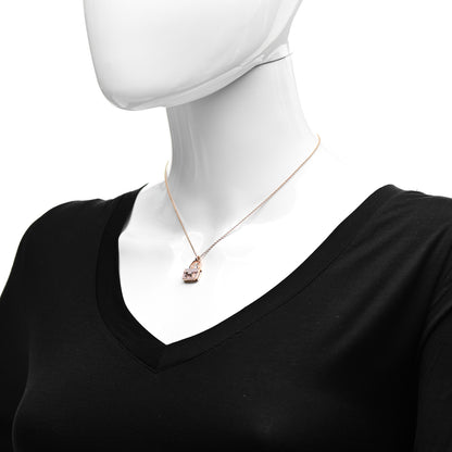 Hermes 18K Rose Gold Diamond Constance Amulettes Pendant Necklace 2 of 6