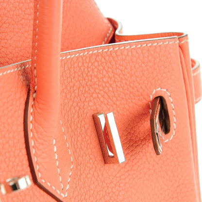 Hermes Clemence Birkin 30 Crevette 14 of 26