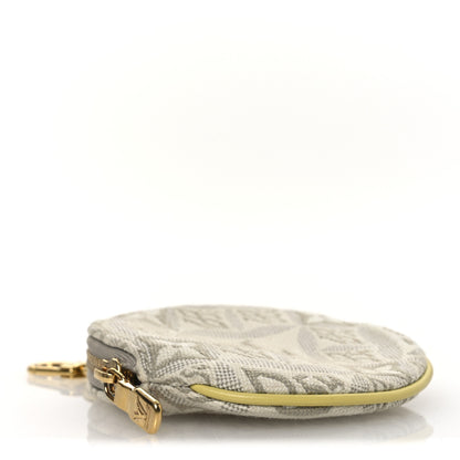 Louis Vuitton Jacquard Since 1854 Round Coin Purse  Beige 4 of 7