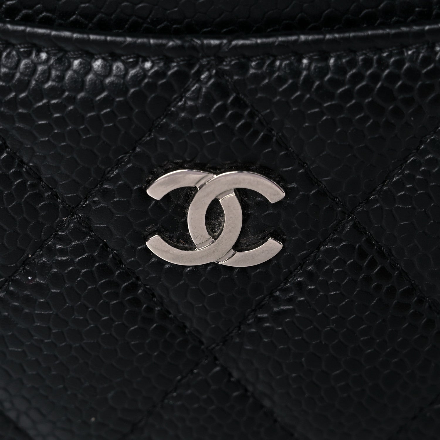 Chanel Caviar Quilted Card Holder Black 17 of 17