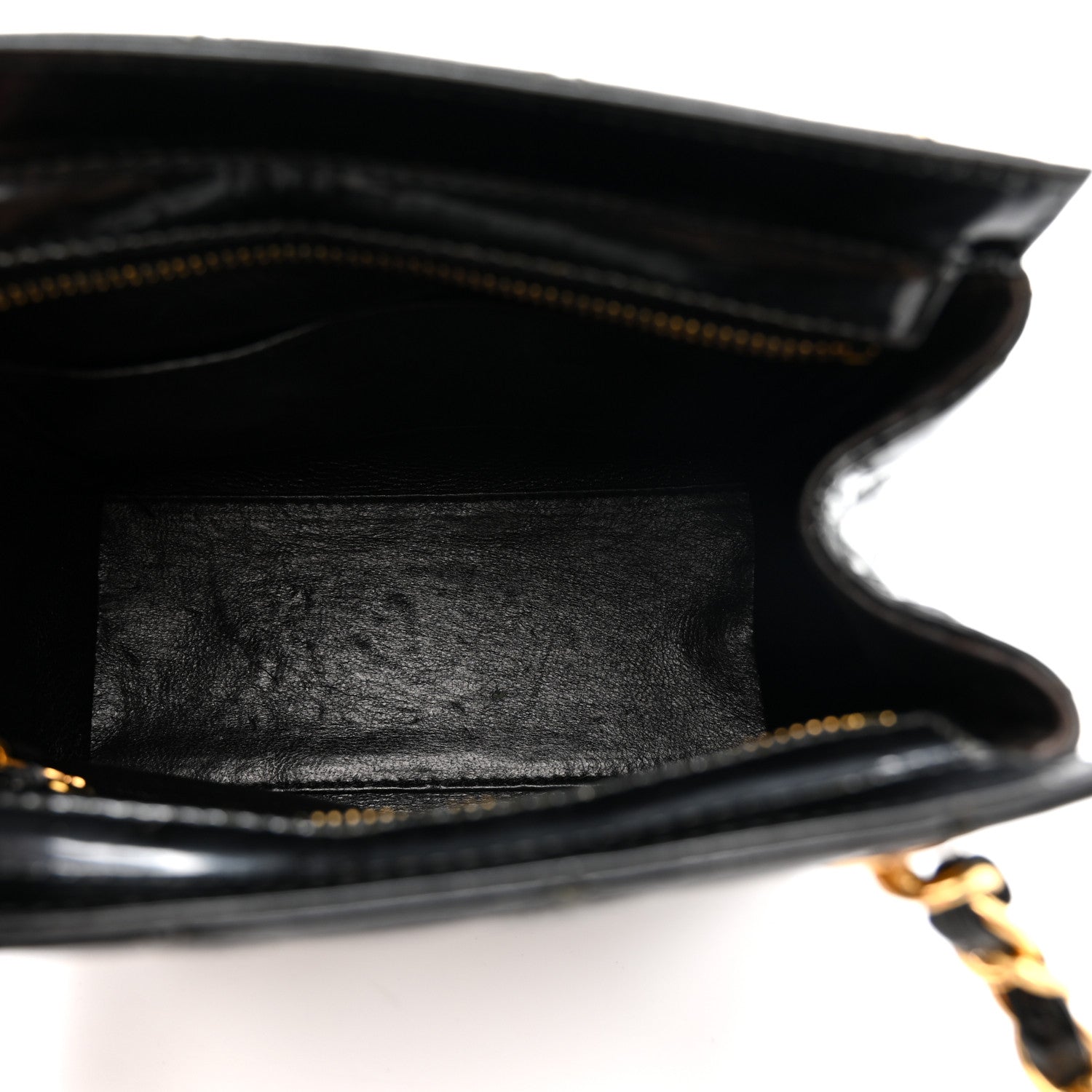 Chanel Patent Quilted Mini Shoulder Bag Black 5 of 15