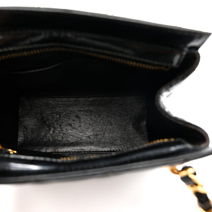 Chanel Patent Quilted Mini Shoulder Bag Black 5 of 15