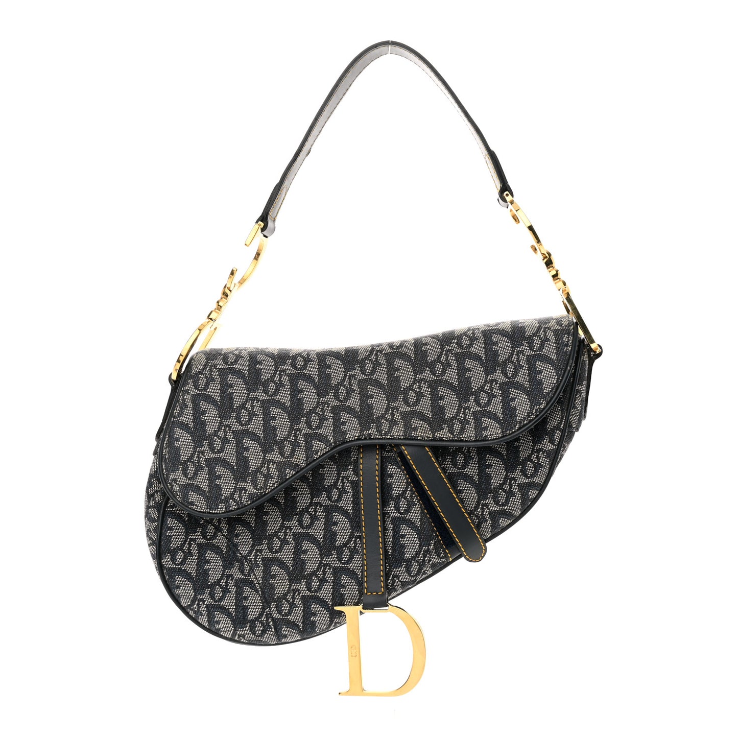 Monogram Saddle Bag Blue