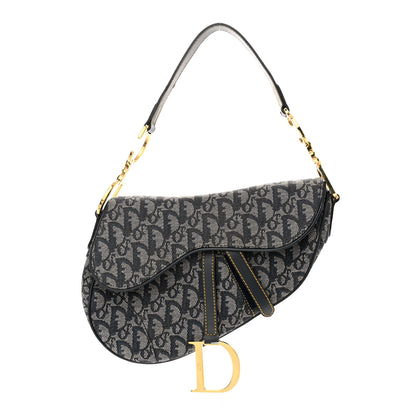Christian Dior Monogram Saddle Bag Blue 1 of 10