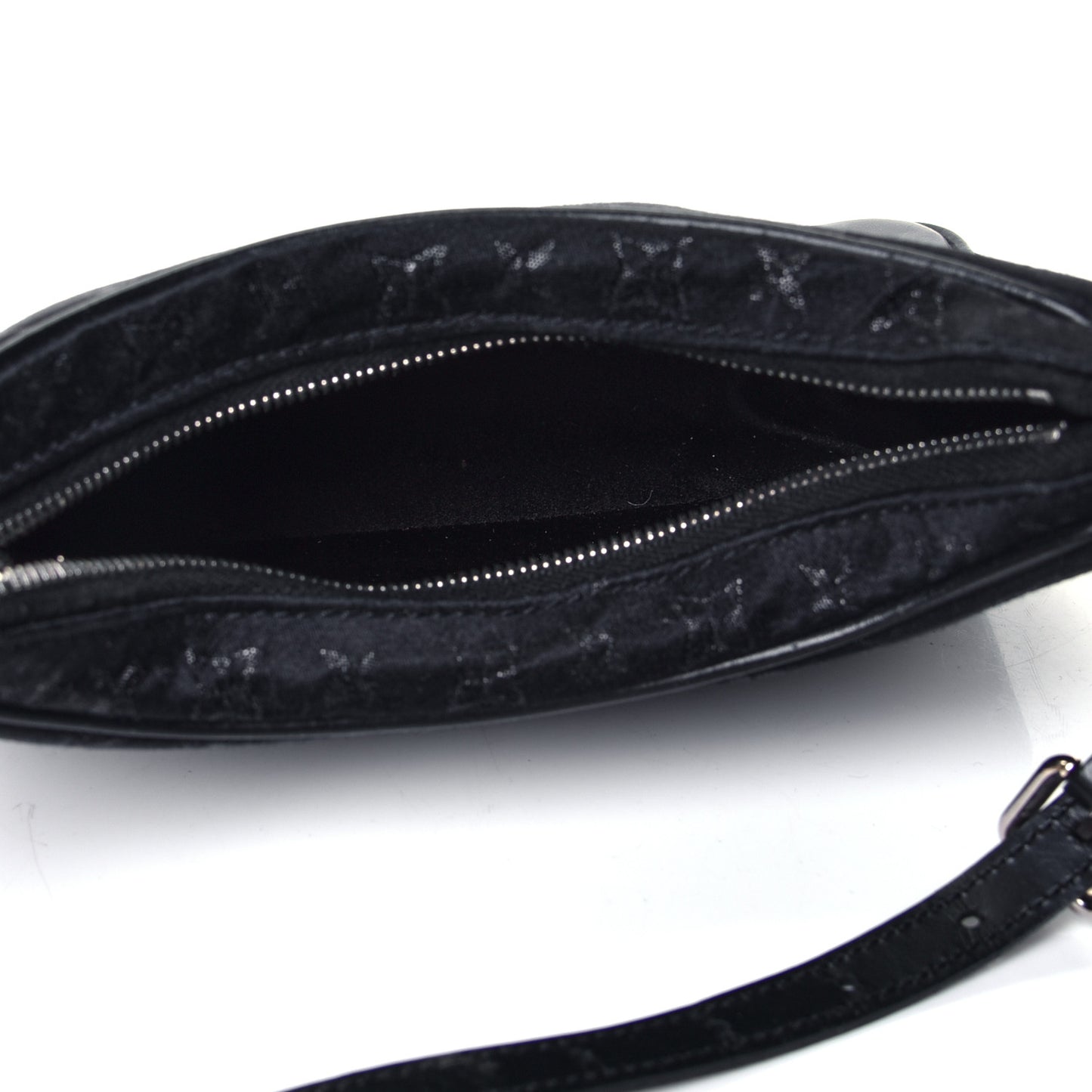 Satin Monogram Little Boulogne Black