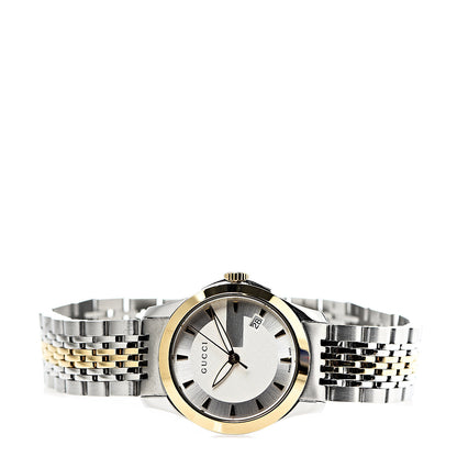 Gucci Stainless Steel 27mm G-Timeless Two Tone Quartz Watch 2 of 6