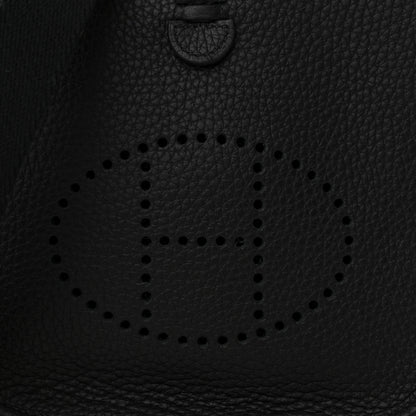 Hermes Taurillon Clemence Evelyne TPM Black 8 of 10