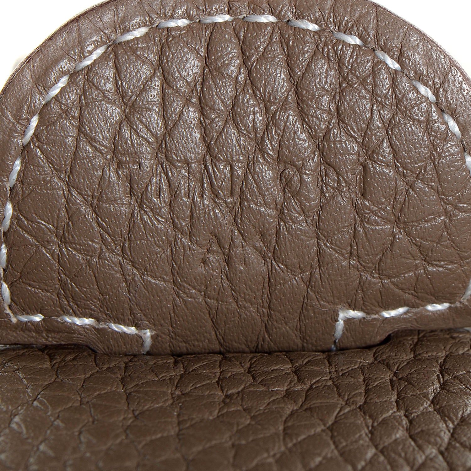 Hermes Taurillon Clemence Evelyne III GM Etoupe 12 of 13