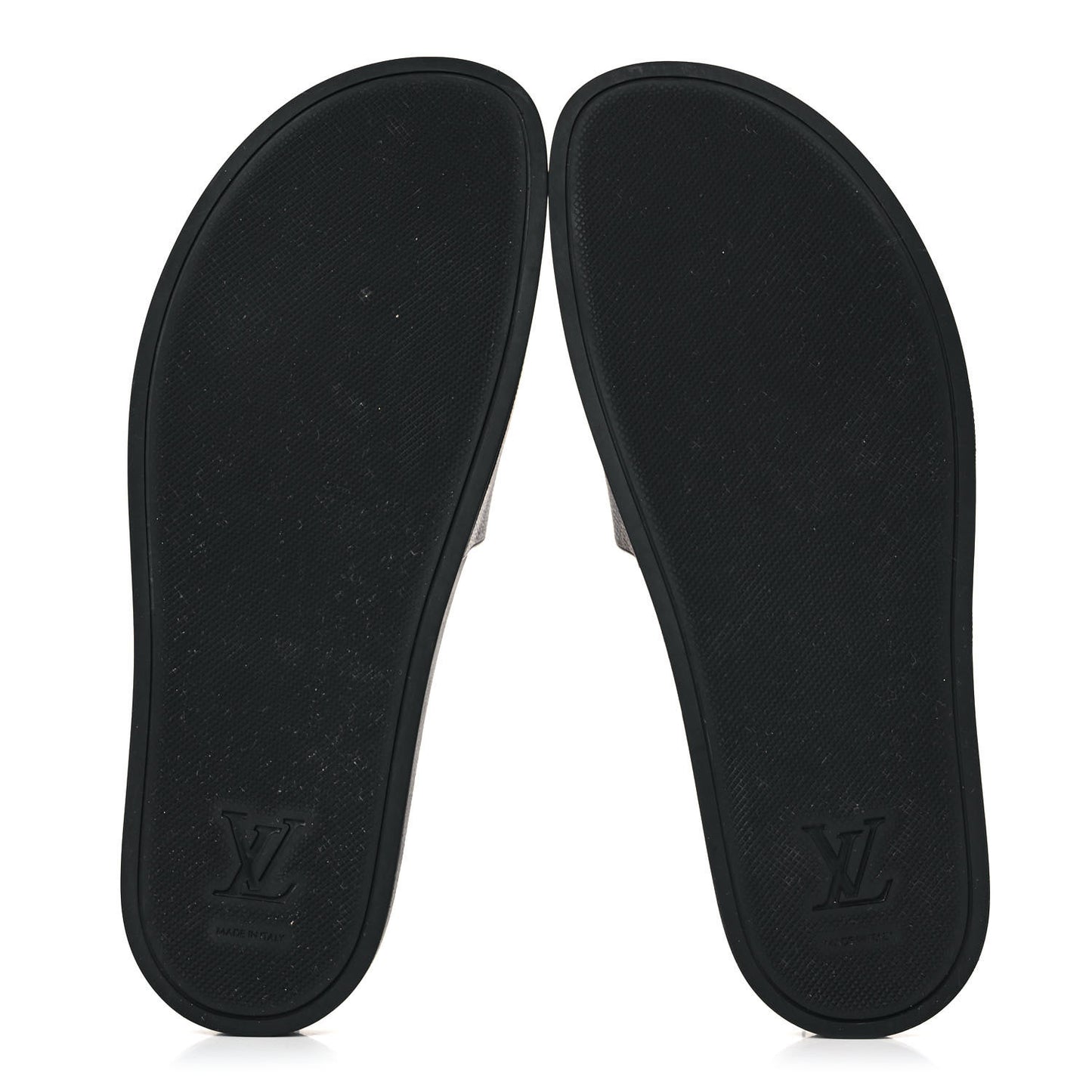 Rubber Monogram Mens Waterfront Mules 9 Macassar