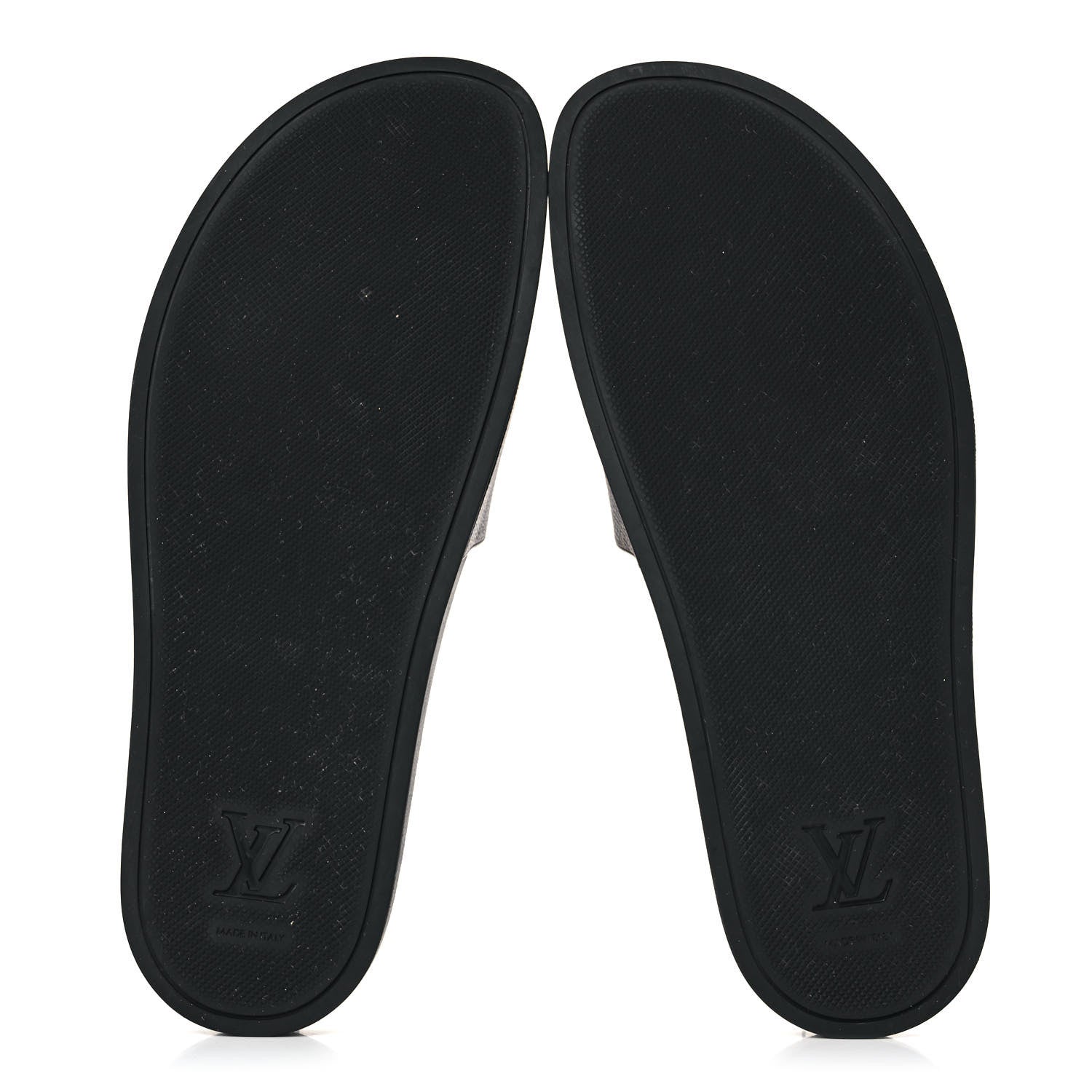 Louis Vuitton Rubber Monogram Mens Waterfront Mules 9 Macassar 5 of 8
