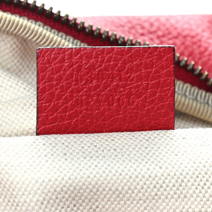 Gucci Grained Calfskin Logo Belt Bag Hibiscus Red 7 of 10