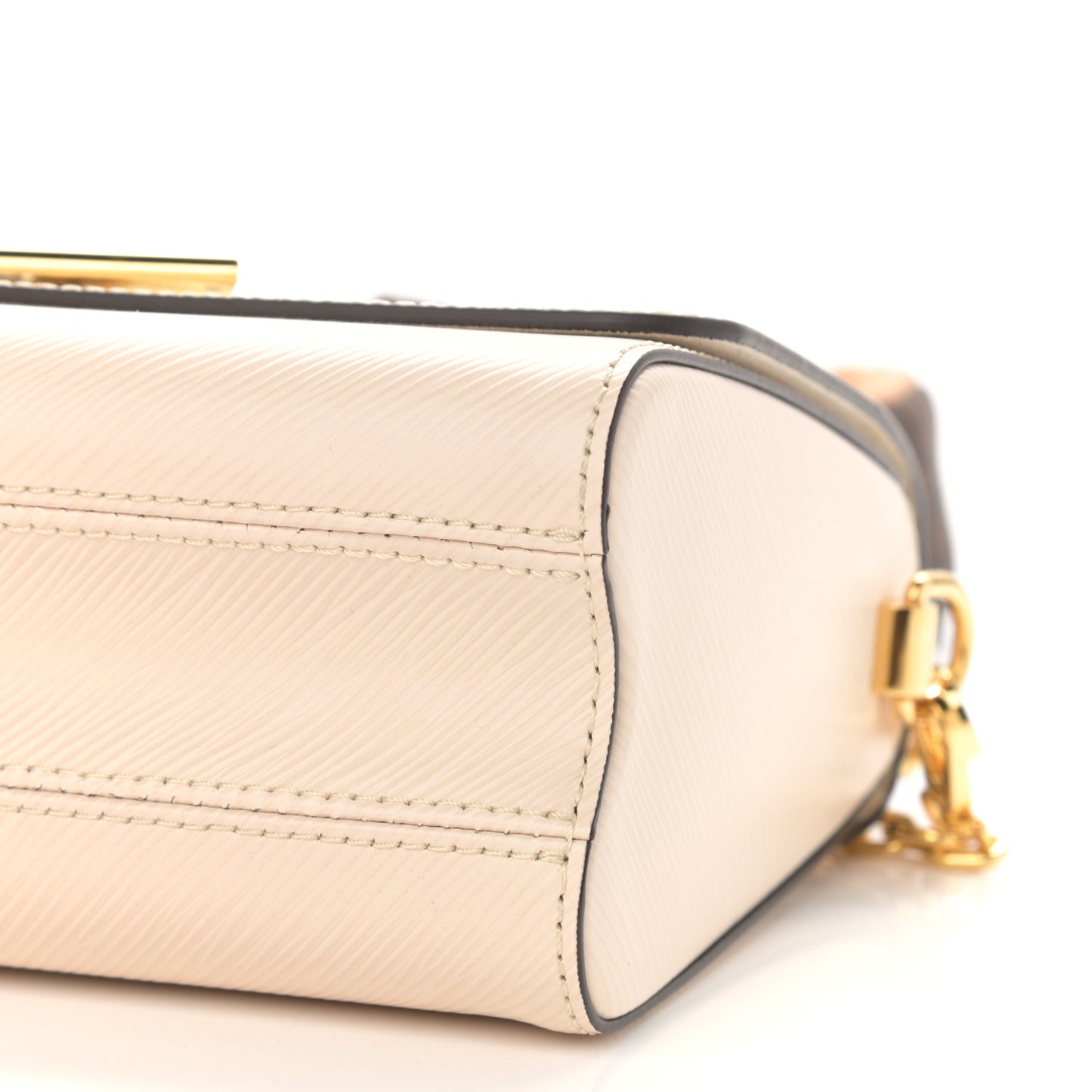 Epi Pillow Twist MM Shoulder Bag Cream