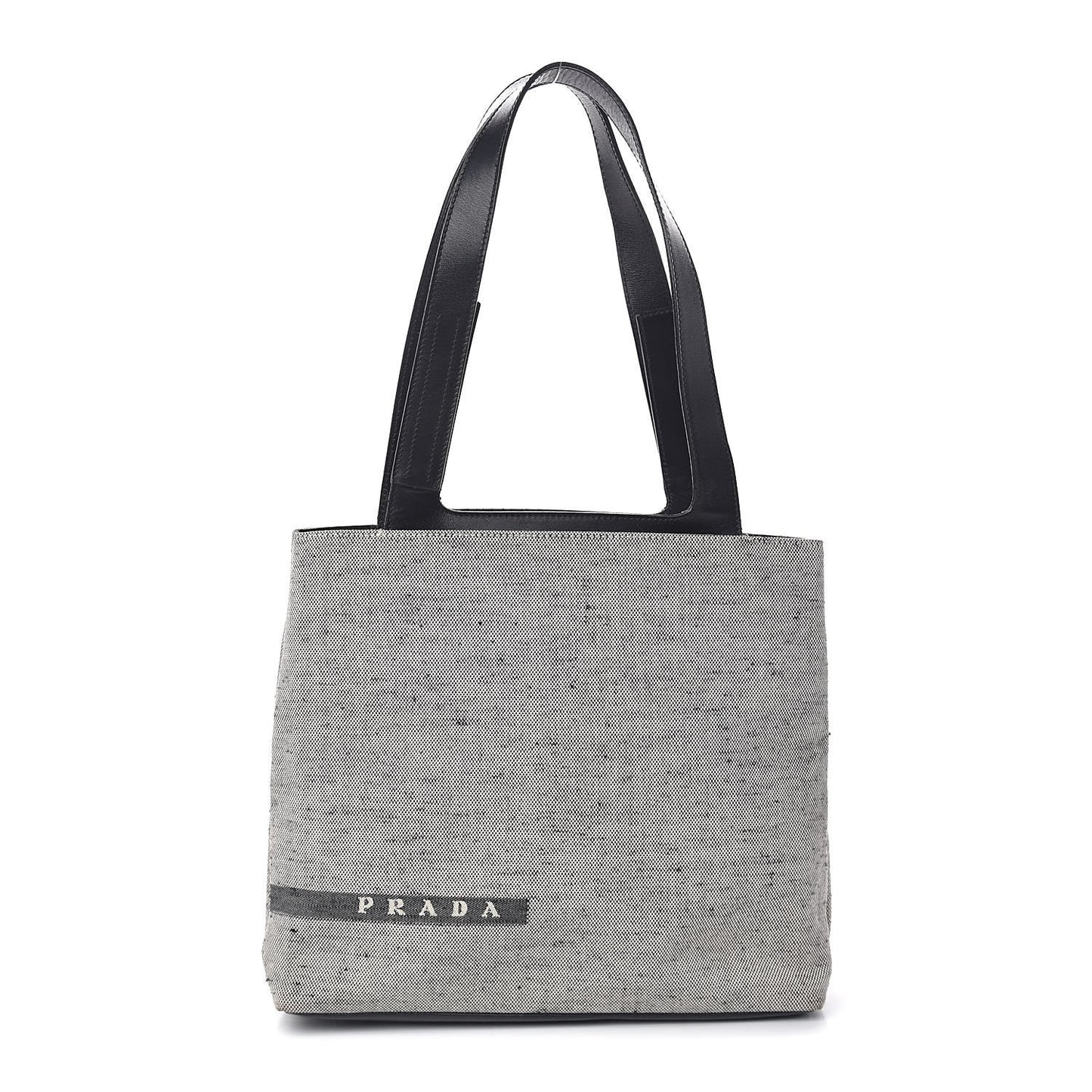 Jacquard Logo Tote Black
