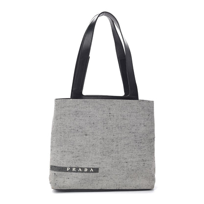 Prada Jacquard Logo Tote Black 1 of 9