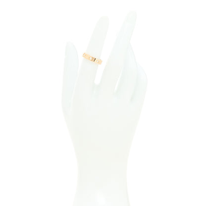 Cartier 18K Pink Gold 8 Diamond 4mm LOVE Wedding Band Ring 50 5.25 2 of 4
