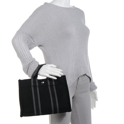 Hermes Canvas Fourre Tout PM Black 2 of 8