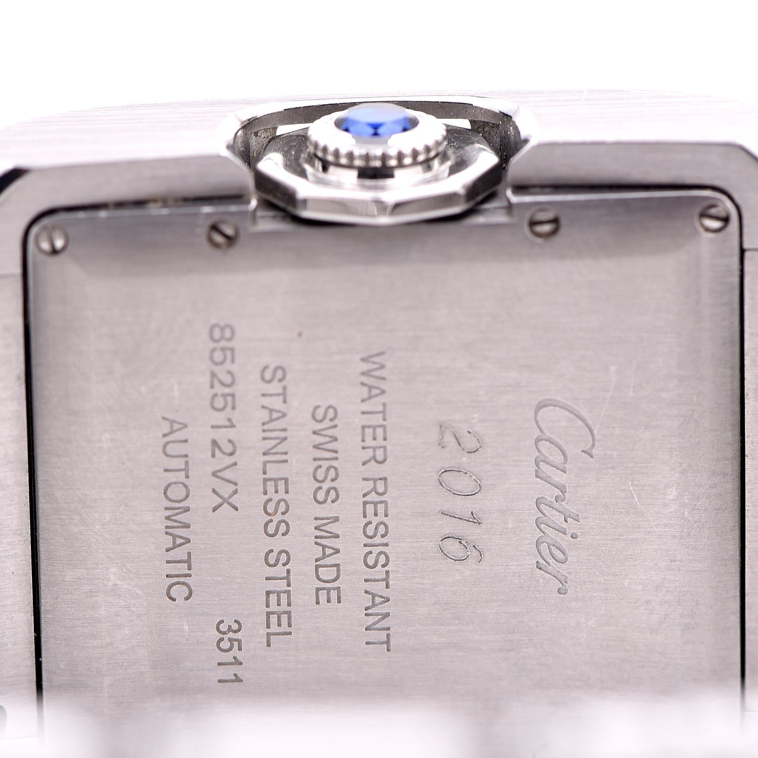 Cartier Stainless Steel Tank Anglaise Automatic Watch 5 of 6